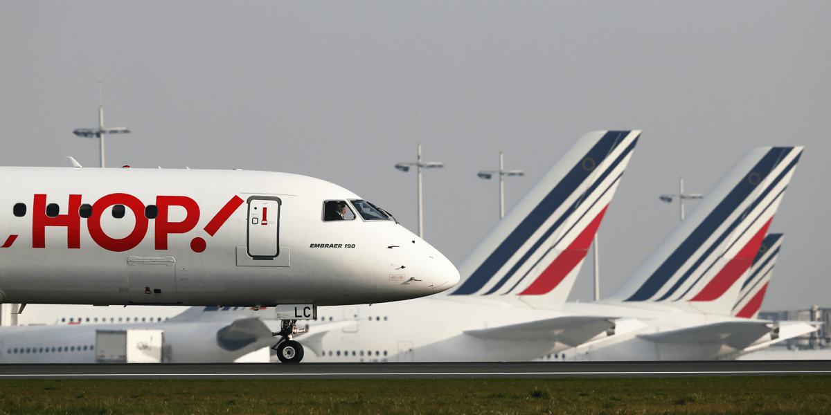 HOP, Air France, filiale, low-cost, compagnie aérienne, Regional, Britair, AIrlinair, KLM,