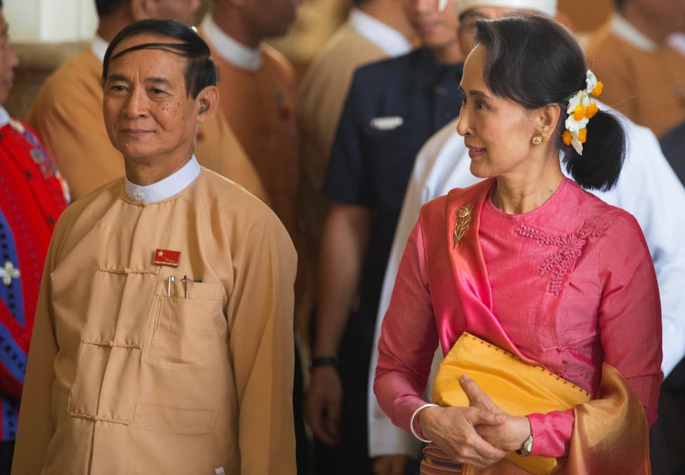 Un proche allie de suu kyi, win mynt, elu president de birmanie