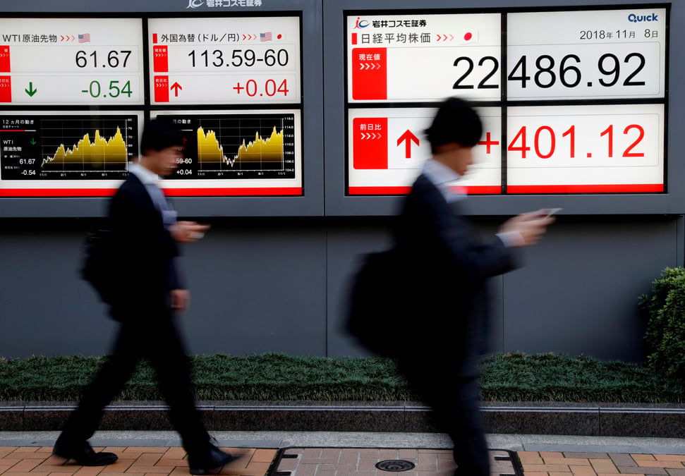 La bourse de tokyo finit en hausse