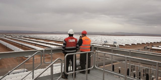 cenrrale thermosolaire Noor II Ouarzazate Maroc