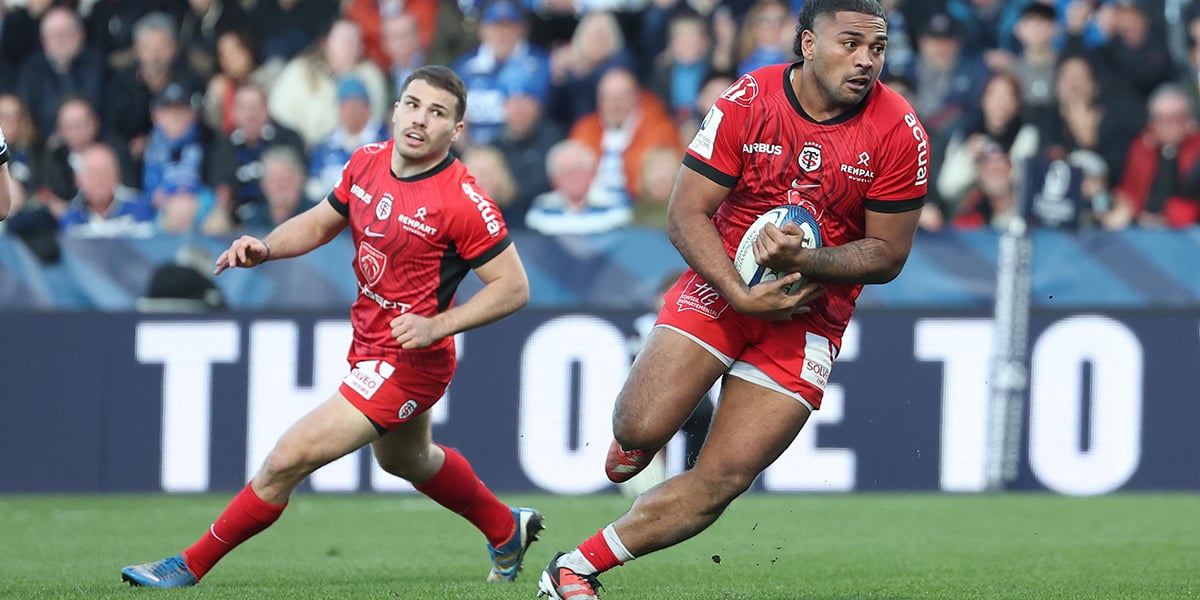 Peato Mauvaka, avec Antoine Dupont, contre Bath, le 21 janvier.