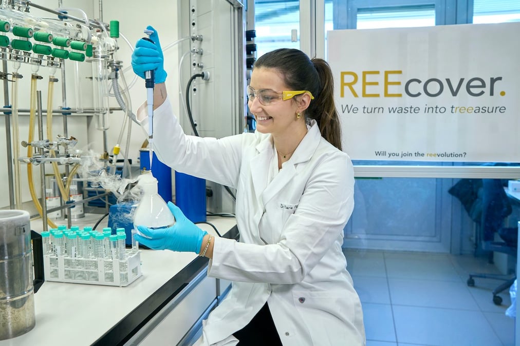 Marie Perrin a inventé un procédé de séparation des terres rares.