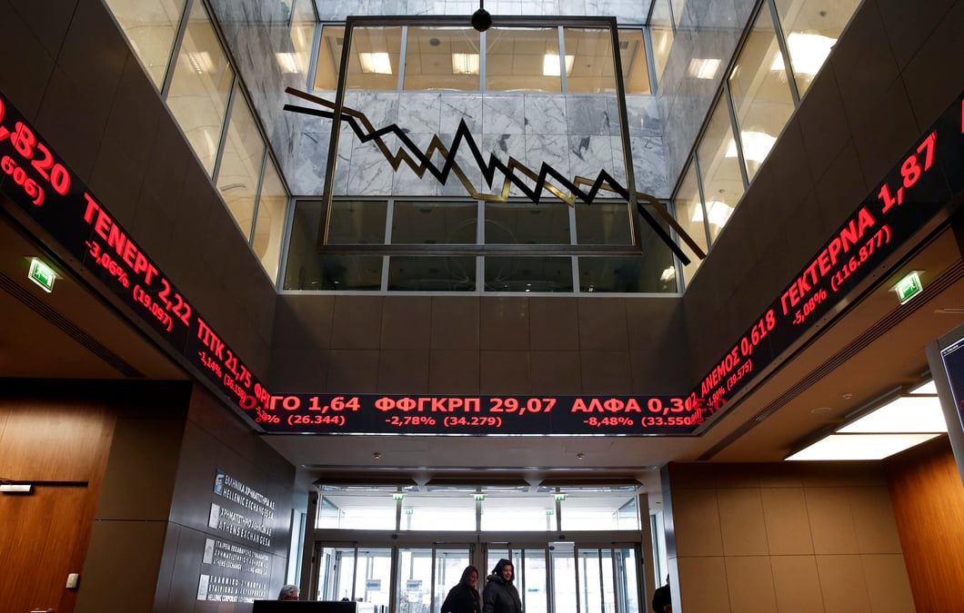 Net rebond de la bourse d'athenes et des emprunts grecs