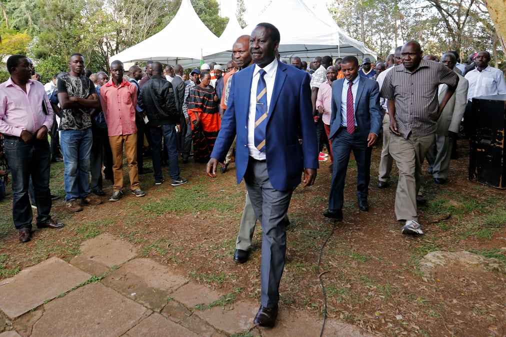 Kenya: odinga veut des petitions contre l'election de kenyatta
