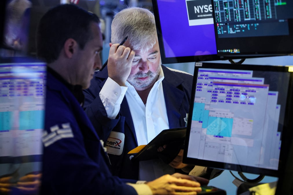 Des traders a la bourse de new york