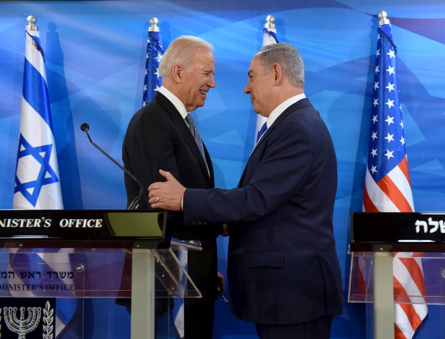 Conversation "chaleureuse" entre netanyahu et biden