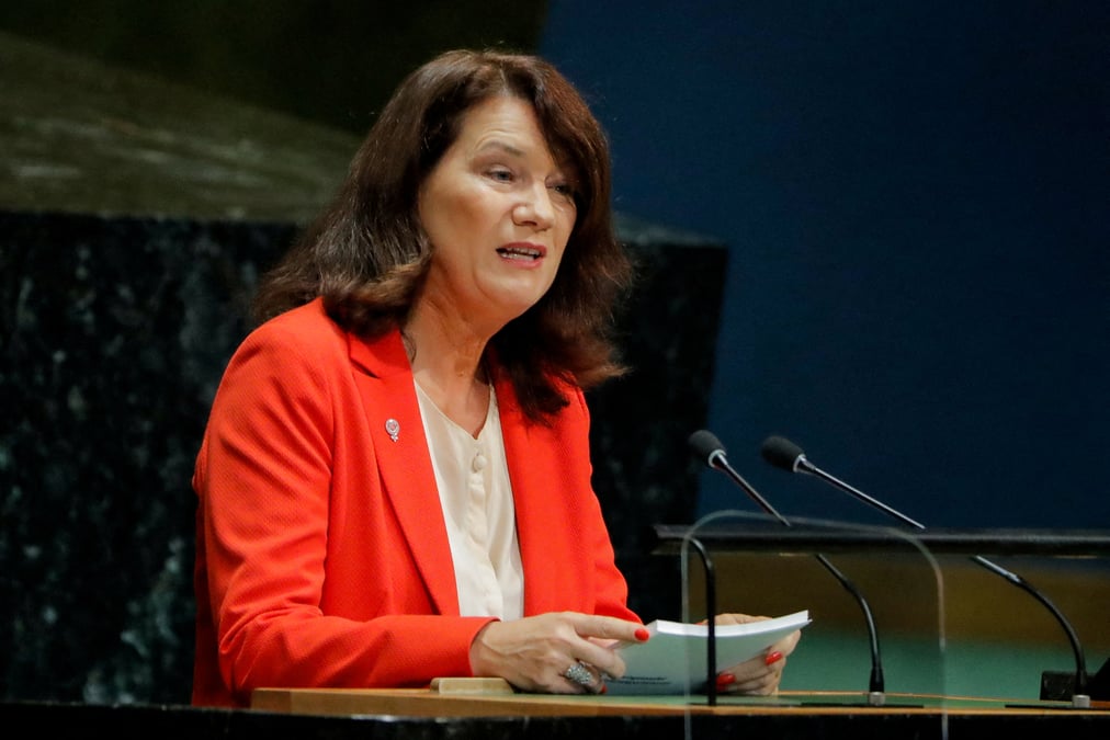 La suede quittera cette annee la force takuba au sahel, annonce la ministre des affaires etrangeres