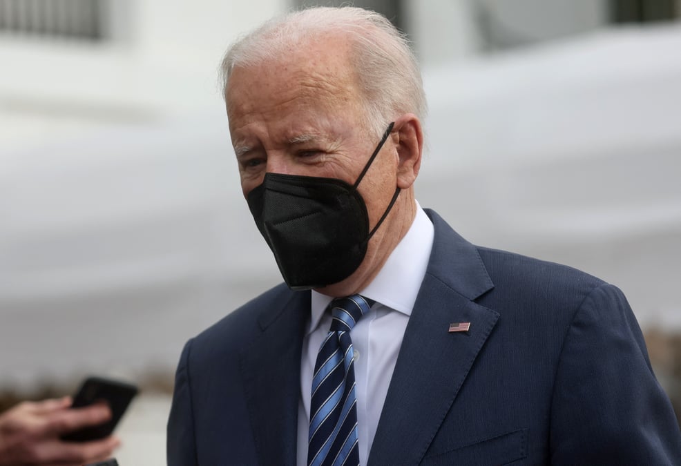 Ukraine: le risque d'invasion russe est "tres eleve", selon biden