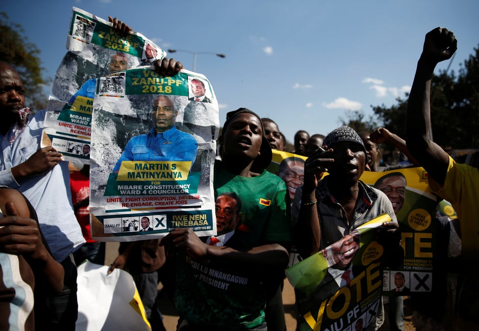 La zanu-pf majoritaire au parlement zimbabween