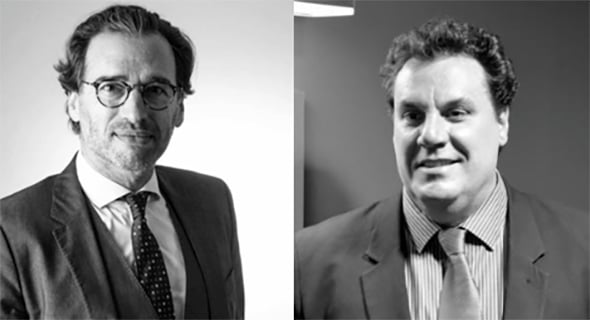 Laurent Mathiolon, fondateur et président de Aqprim, et Stéphane Deguara, dirigeant de l'agence monptelliéraine.