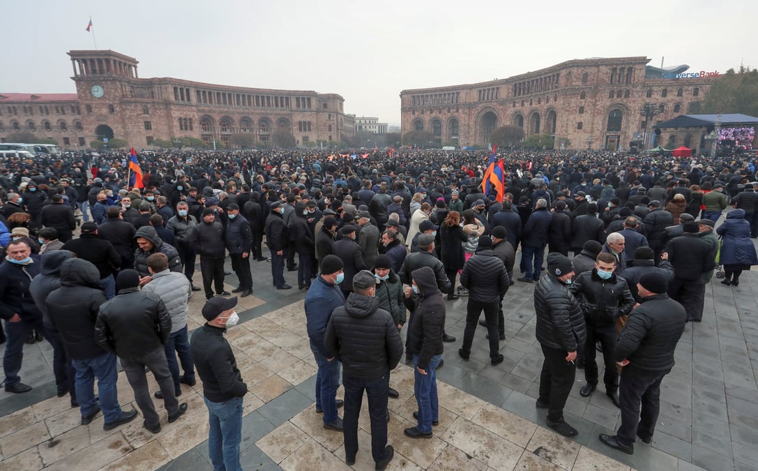 Armenie: des opposants a pachinian installent un camp de tentes a erevan