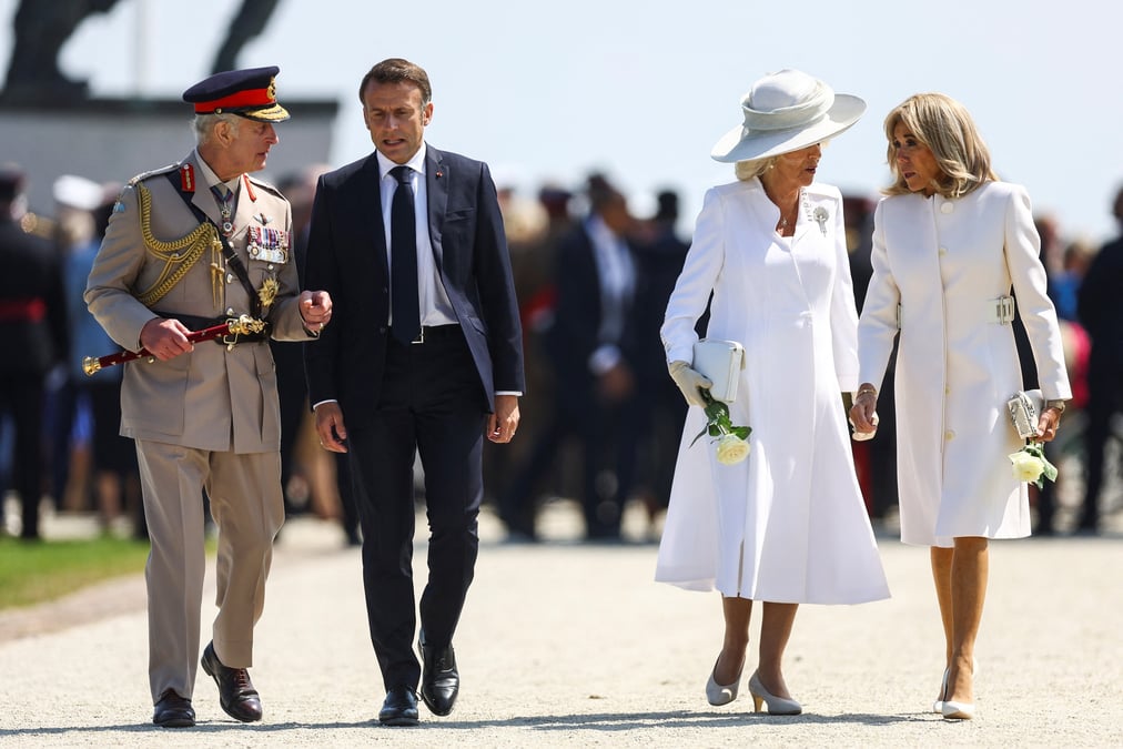 La grande-bretagne commemore le 80e anniversaire du jour j au memorial britannique de normandie, a ver-sur-mer