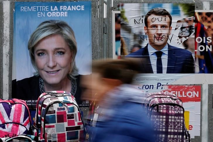 Le pen fourbit ses arguments contre macron