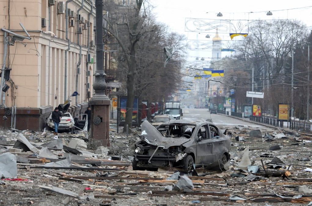 L'invasion russe de l'ukraine entre dans sa deuxieme semaine