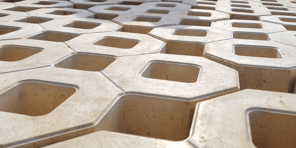 Dalles de parking de Materrup