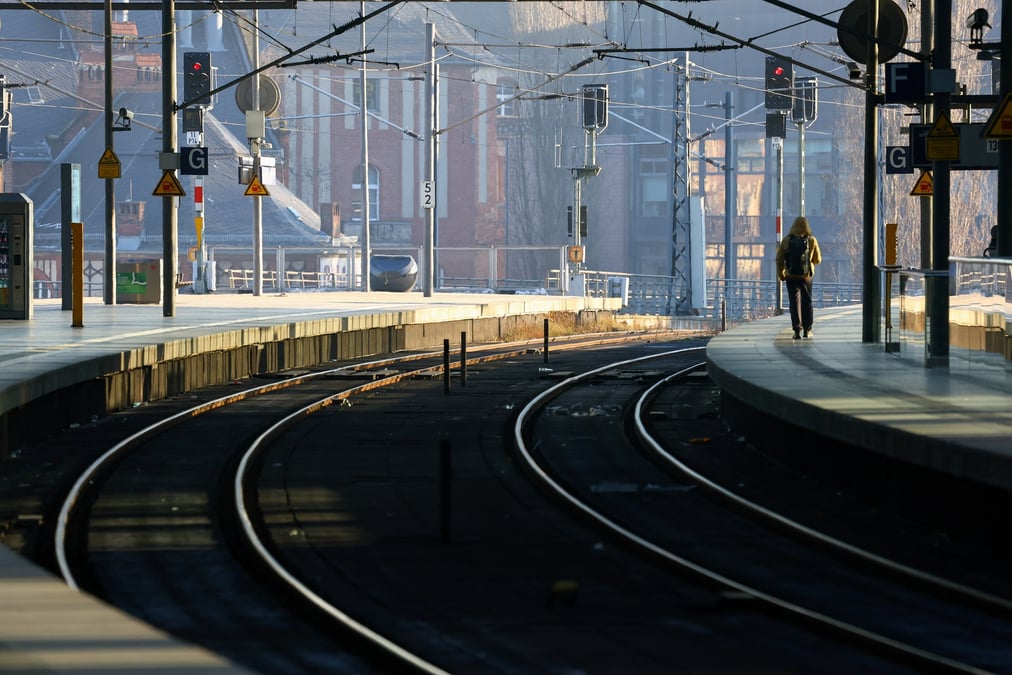 Greve du syndicat des conducteurs de train gdl a berlin