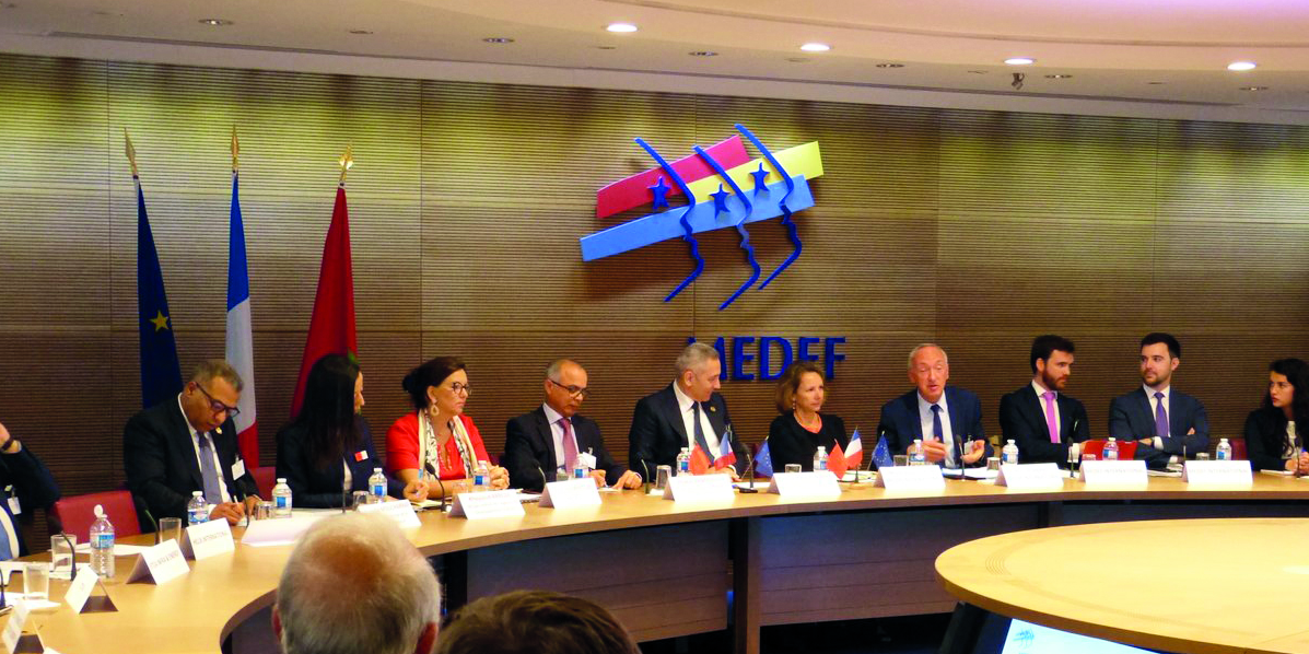 Medef France réunion Maroc Afrique