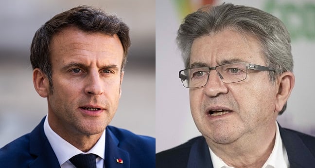 Emmanuel Macron Jean-Luc Mélenchon