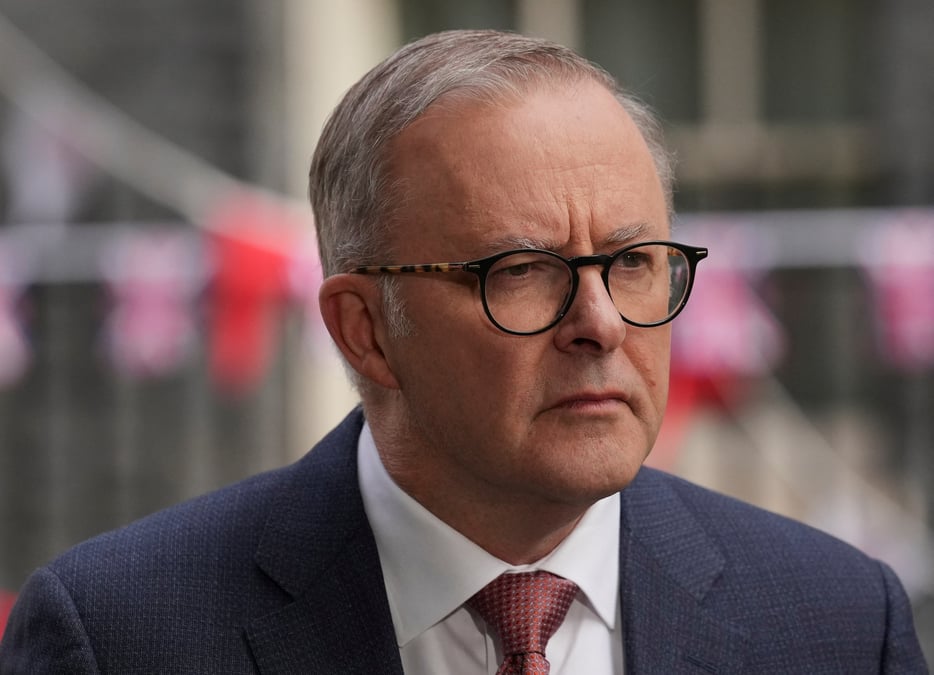 Le premier ministre australien, anthony albanese