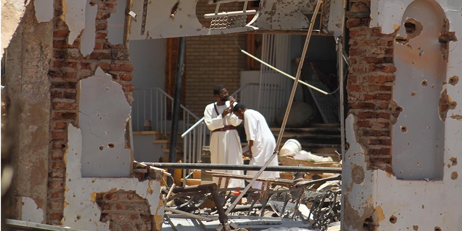 Les ravages de la guerre civile au Soudan.