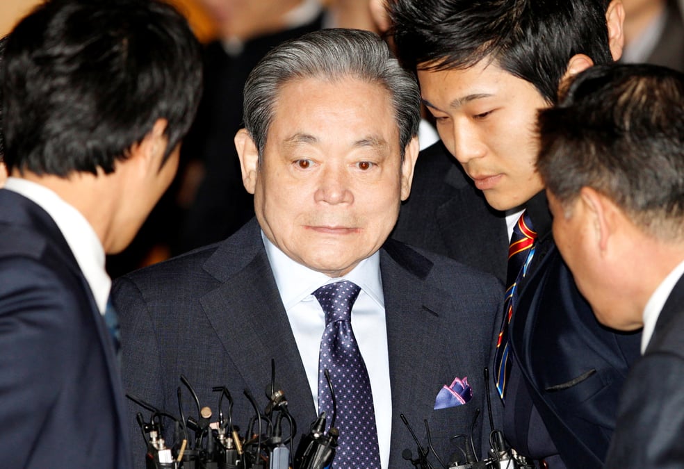 Samsung annonce le deces de son president lee kun-hee