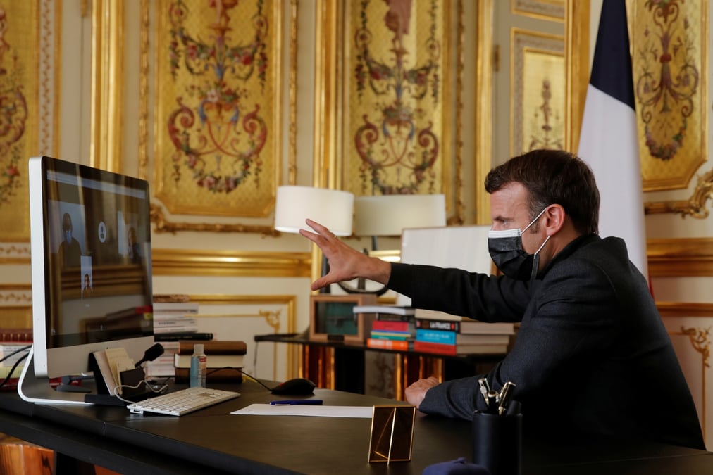 Macron dit penser qu'il n'y aura pas de nouveau reconfinement d'ici la fin de l'annee scolaire