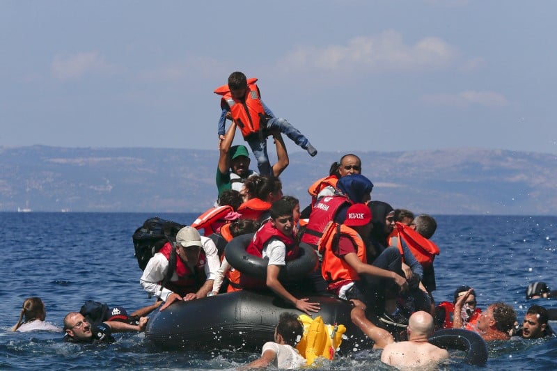 Plusieurs naufrages de canots pneumatiques au large de la grece