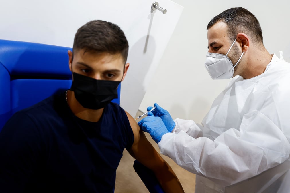 Plus de 80% de la population italienne de plus de 12 ans vaccinee