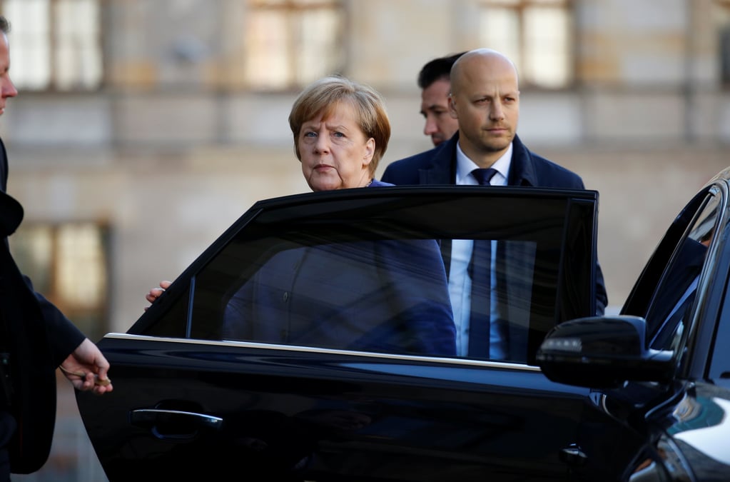 Merkel a apaise l'atmosphere des negociations de coalition