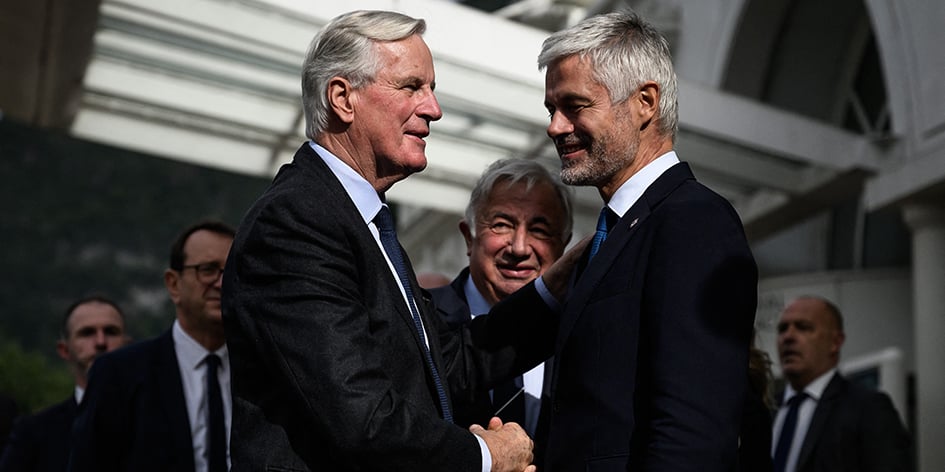 Le dirigeant de LR, Laurent Wauquiez, a annoncé aux députés de son groupe à l'Assemblée nationale qu'il renonçait à participer au gouvernement de Michel Barnier