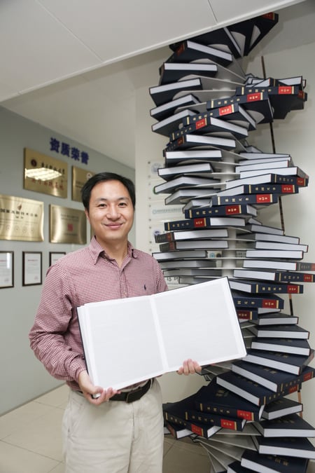 Tolle contre les travaux de he jiankui dans l'edition genomique