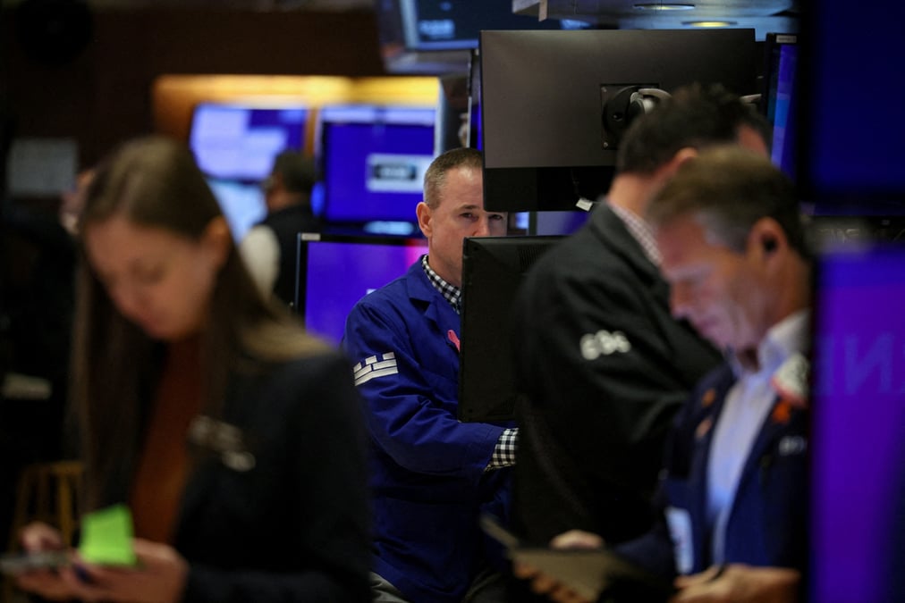 Des traders a la bourse de new york