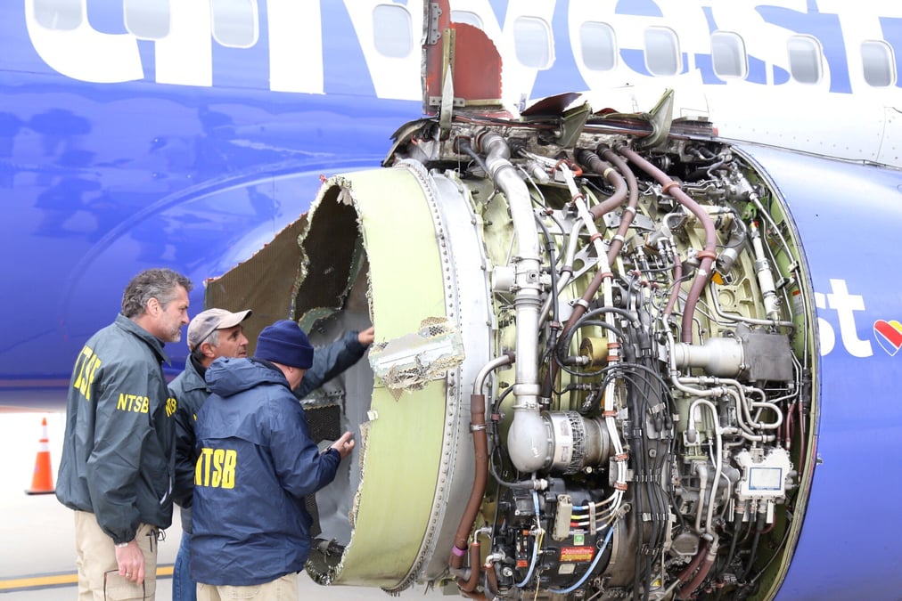 Le bea va enqueter sur l'incident d'un boeing de southwest air