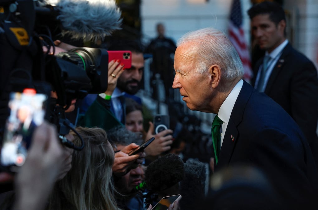 Le president des etats-unis, joe biden a washington