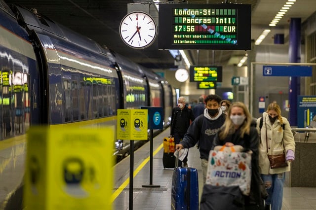 London Saint Pancras Eurostar