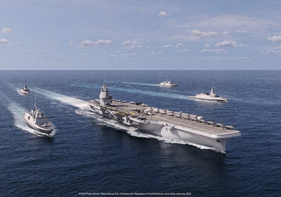 Porte-avions de nouvelle génération (PANG) Naval Group Chantiers de l'Atlantique TechnicAtome