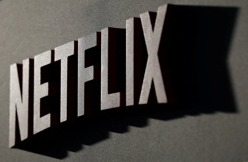 Photo d'archives du logo de netflix
