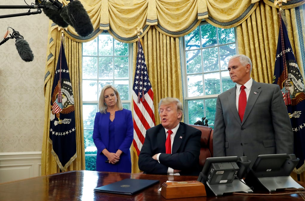 Migrants: l'ordre de trump seme la confusion