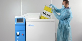 Les machines de Tesalys ressemblent à de grosses machines à laver.