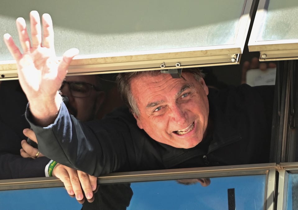Photo de l'ancien president du bresil jair bolsonaro