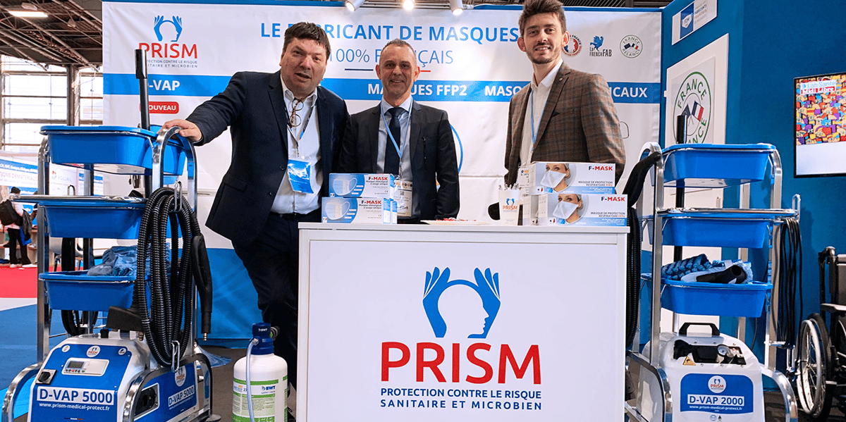 Le fondateur et dirigeant de Prism, Christian Curel, était au salon Medica à Düsseldorf (du 13 au jeudi 16 novembre 2023), référence dans le secteur de la santé, pour  étudier le marché allemand.