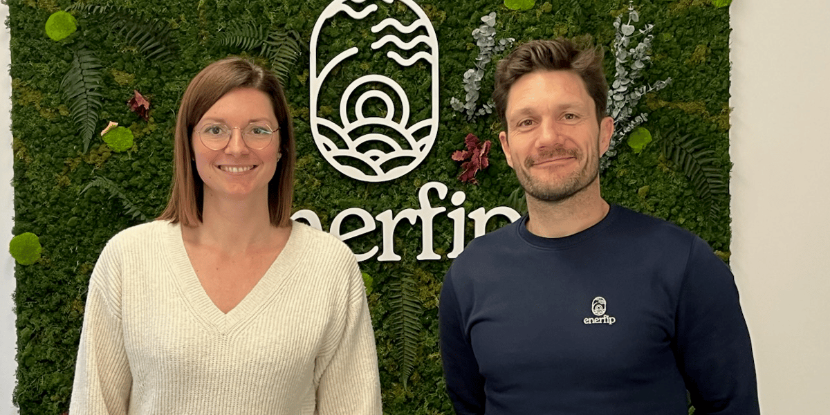 Maëva Granjon, directrice des investissements, et Julien Hostache, cofondateur et président d'Enerfip.