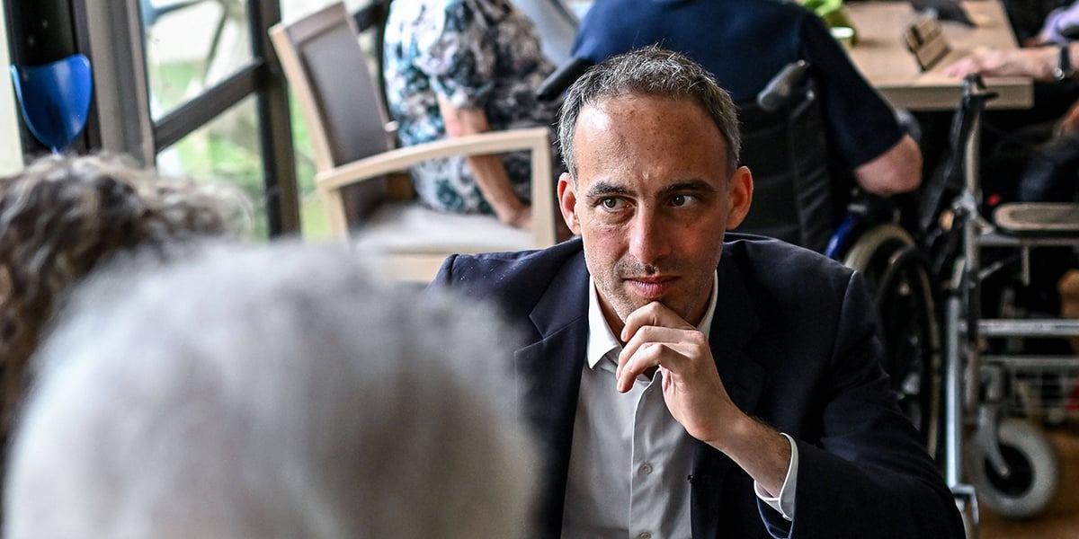 Raphaël Glucksmann, à Cestas Gironde, le 22 juin.