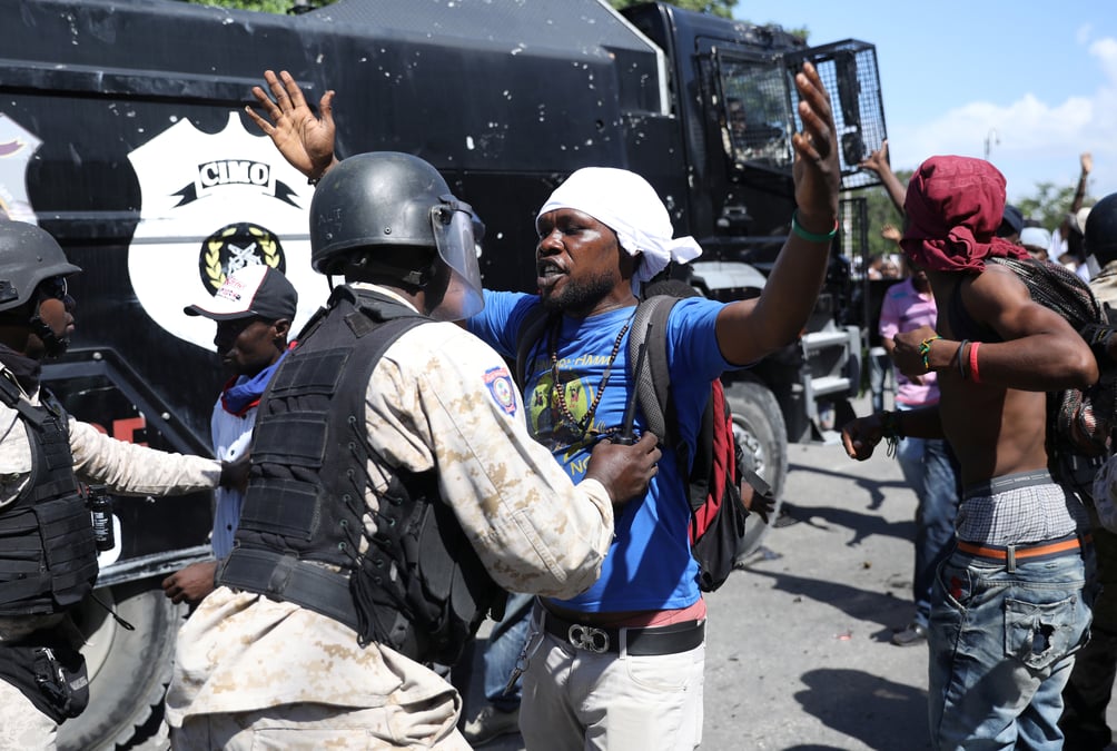 Violentes manifestations contre la corruption a port-au-prince