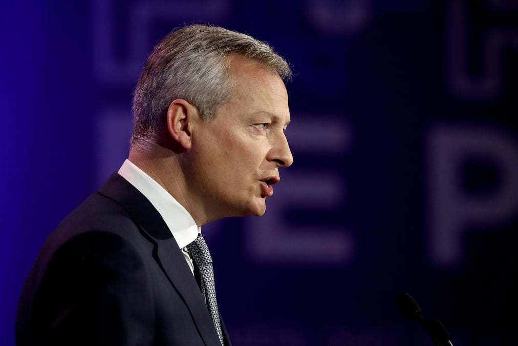 Le ministre de l'Economie Bruno Le Maire