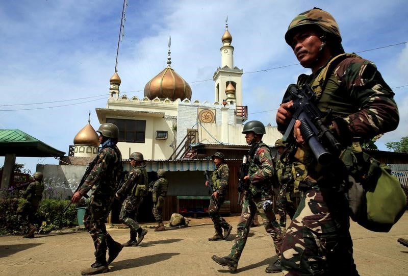 Combats contre des rebelles islamistes aux philippines