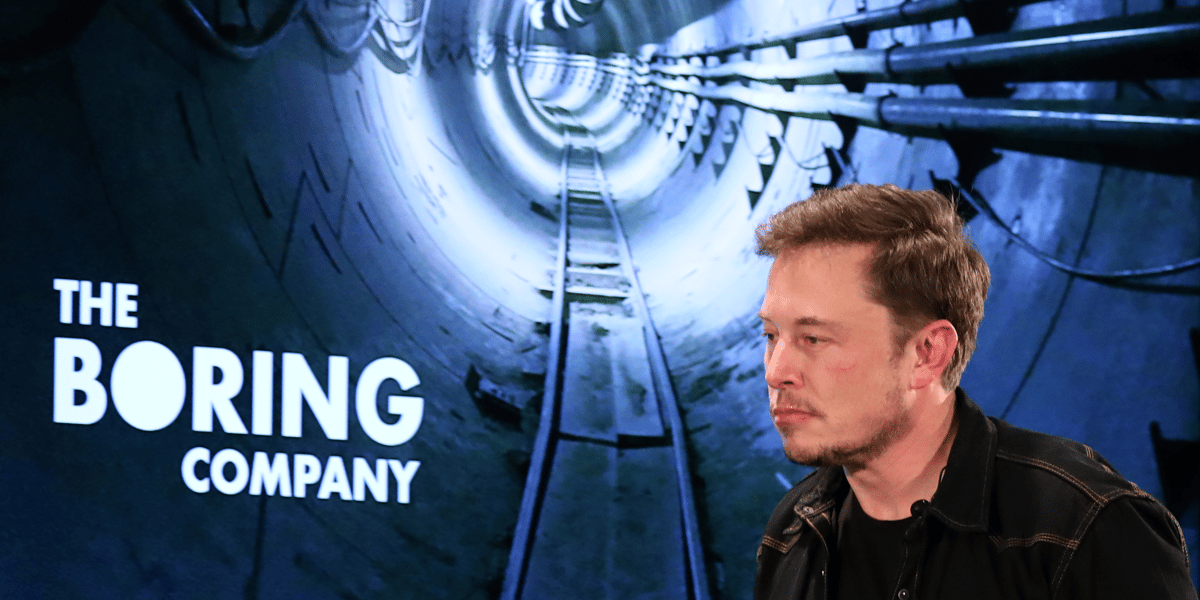 Musk, tunnel, Californie, Los Angeles, embouteillages,