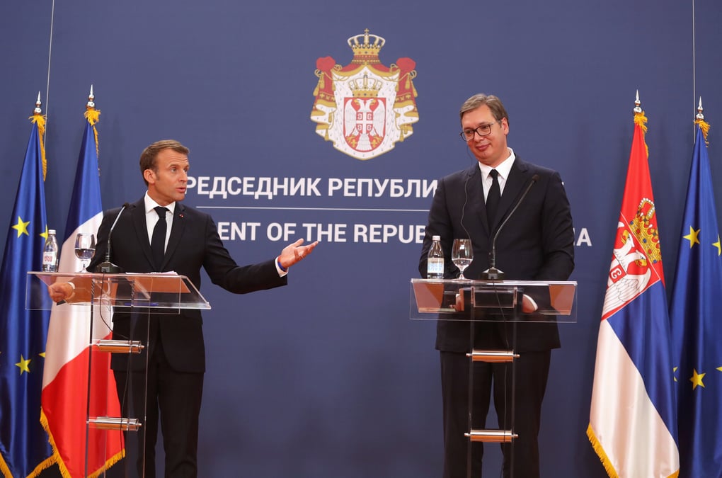Kosovo: macron annonce une reunion dans les prochaines semaines