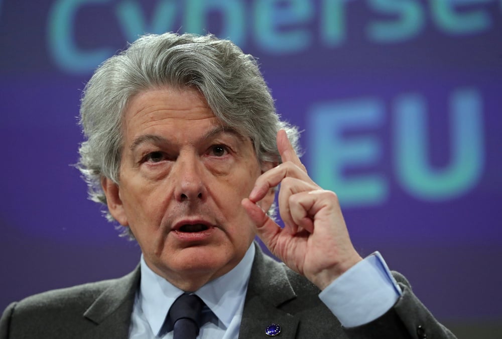 Thierry breton convaincu que les europeens "convergeront", ecarte un "risque alimentaire"
