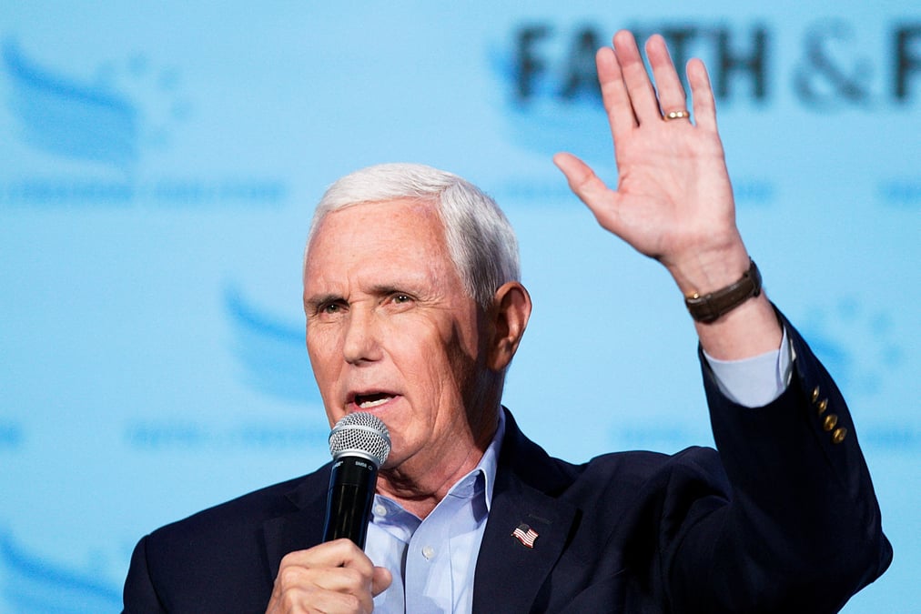 Photo de l'ancien vice-president mike pence
